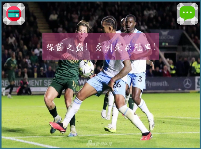 绿茵之巅！秀洲荣获冠军！